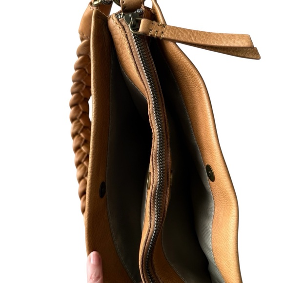 American Leather Co triple entry handbag - Picture 3 of 9